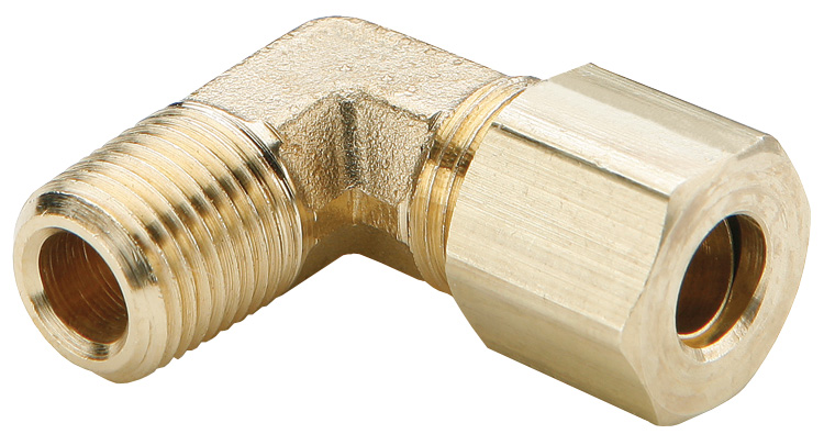 3/16 x 1/8 Brass Male Elbow Compression Fitting - Specialties