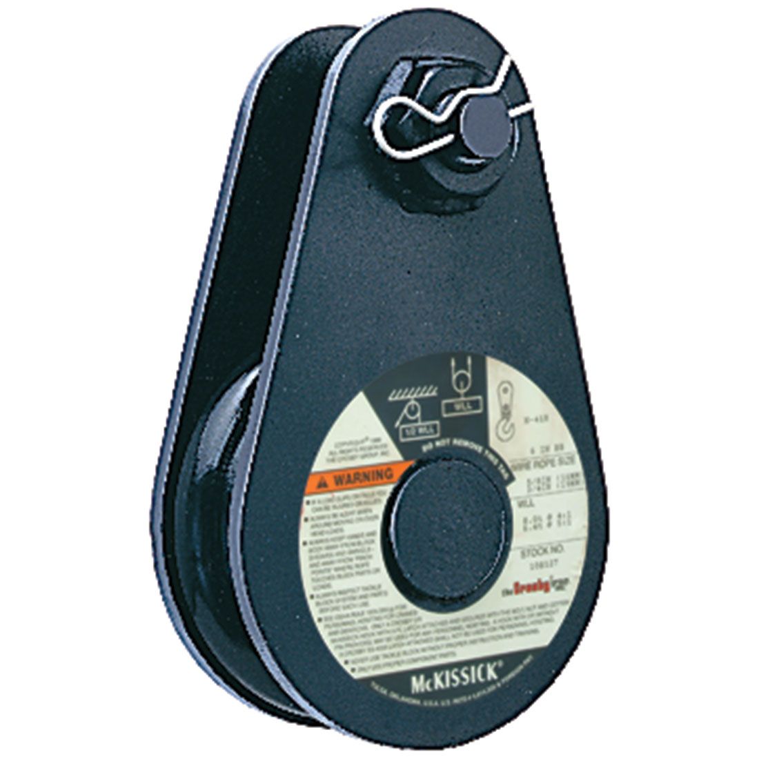 Crosby McKissick 30 Ton 407 Super Champion Snatch Block (20" Sheave, 1"11/4" Wire Rope) SKU